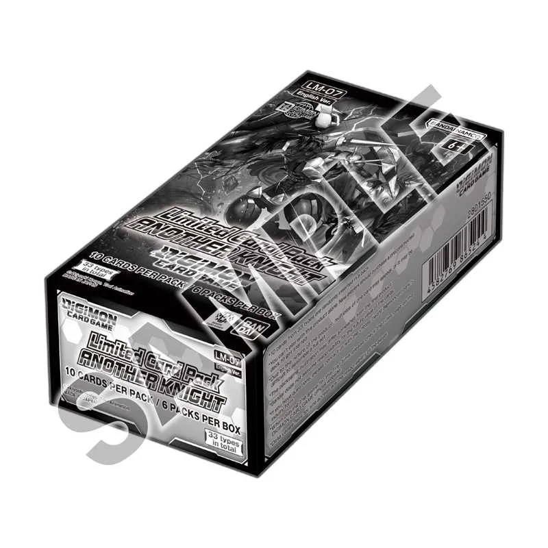Digimon Card Game Limited Card Pack ANOTHER KNIGHT LM-07 English - 1 Box (6 Boosters)